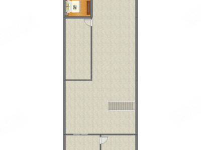 1室2厅 134.43平米