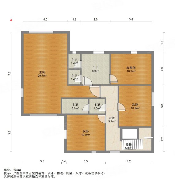 纳帕尔湾4室2厅4卫376.9㎡南北1048万