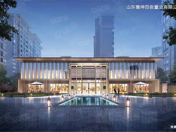 交汇处(泰山学院附属中学高铁校区南邻)-泰安保利·鲁坤岳麓府二手房