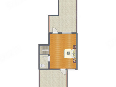 3室2厅 134.74平米户型图