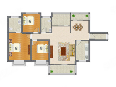 4室2厅 95.11平米