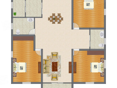 3室2厅 148.17平米