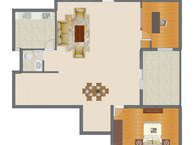 2室2厅 121.31平米