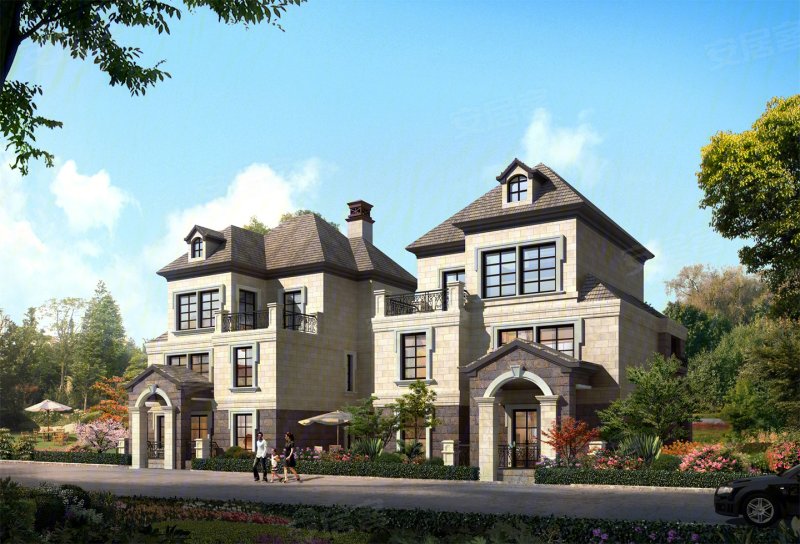 羊马花园别墅 现房直接认购,嘉裕第六洲鹭栖别院二手房,252万,2室4厅