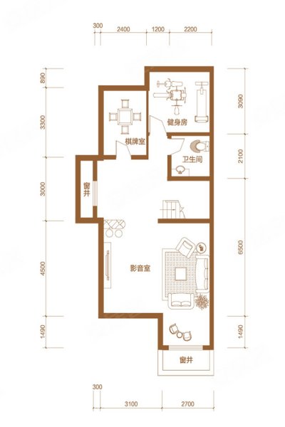 保艾尔云麓(新房)4室2厅2卫278.43㎡南北91万