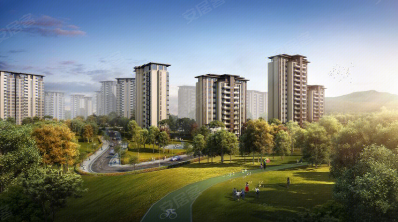 蓝绸带社区2室2厅1卫86㎡南110万