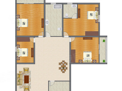 4室2厅 187.58平米