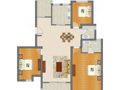 3室2厅 139.99平米
