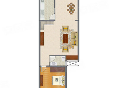 3室2厅 99.85平米