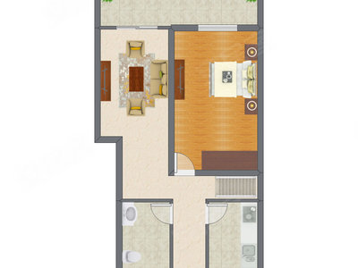 4室2厅 90.35平米