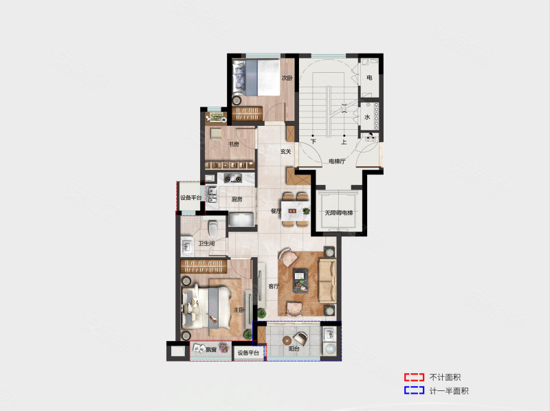 荣安上境府3室2厅1卫78㎡南140万