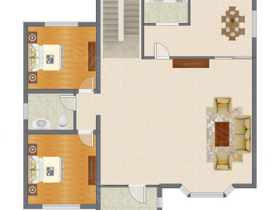 5室2厅 265.71平米户型图