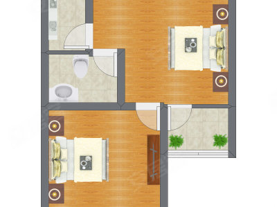 2室0厅 42.70平米