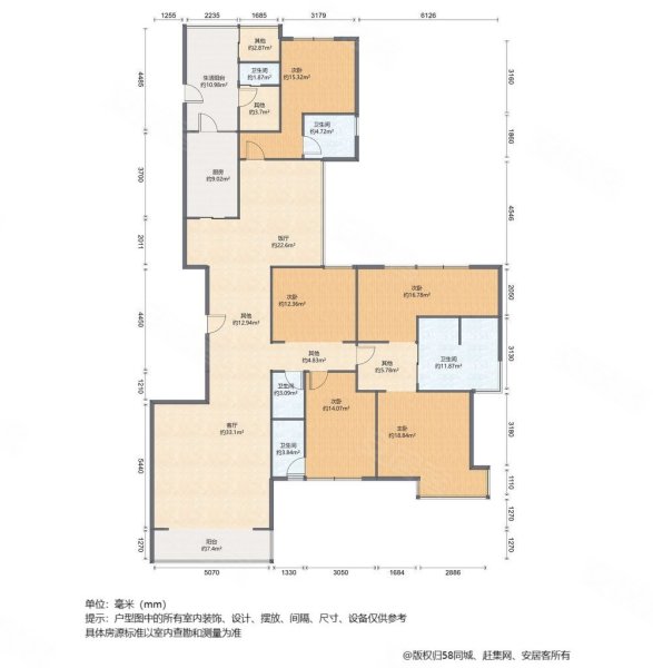 粤海丽江花园户型图图片