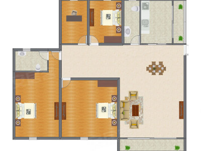 4室2厅 179.55平米