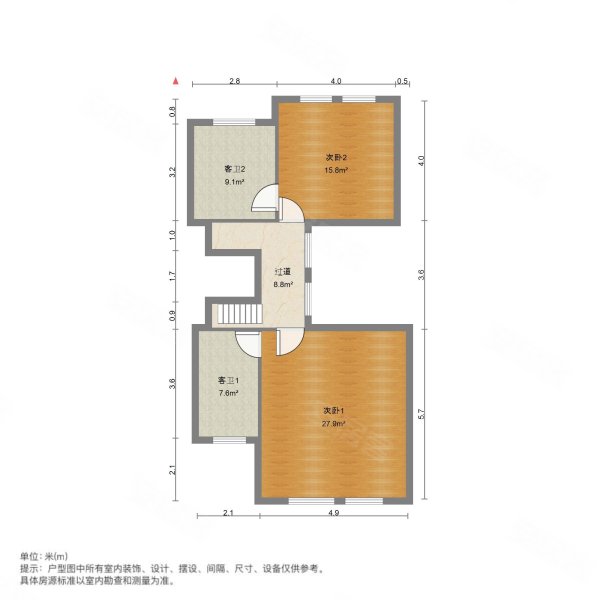 顺发御园4室2厅3卫306㎡南北950万