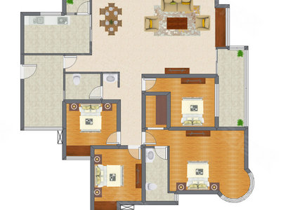 4室2厅 183.12平米