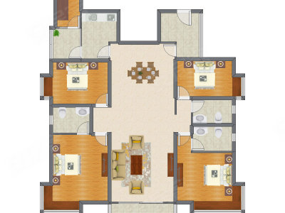 4室2厅 147.35平米