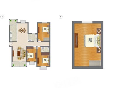 4室2厅 140.69平米
