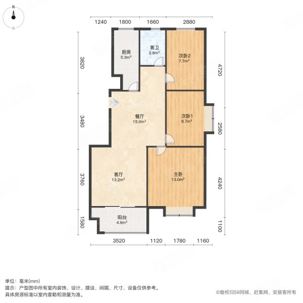 费县山水文苑户型图图片