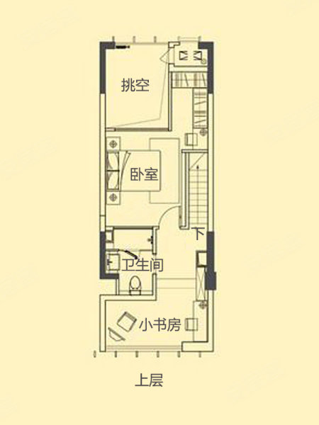 深港壹号2室2厅2卫57㎡南63万