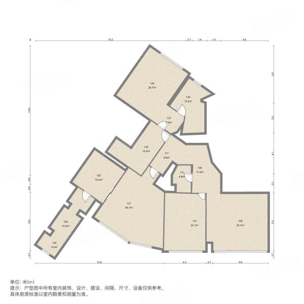 汤臣一品6室3厅6卫767.01㎡南北16712万