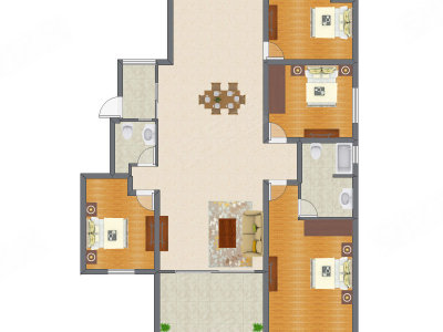 4室2厅 179.11平米