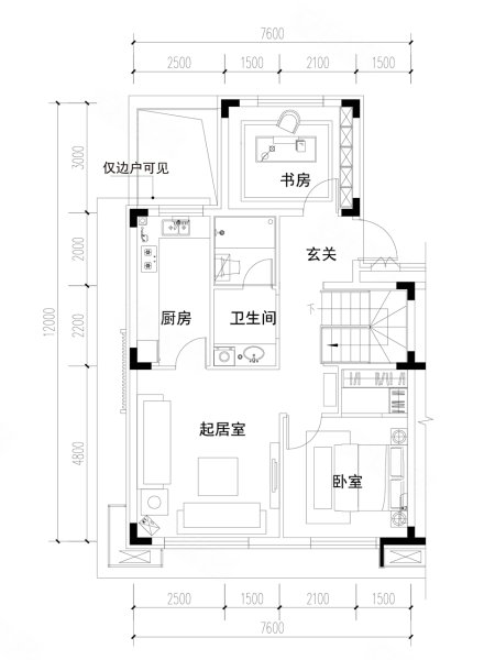 华发绿洋湾(新房)3室3厅3卫80㎡南北180万