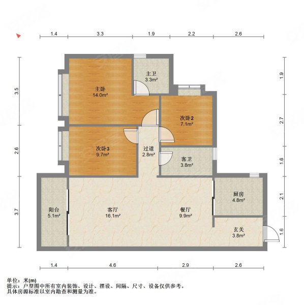 泉港君悦学府户型图图片