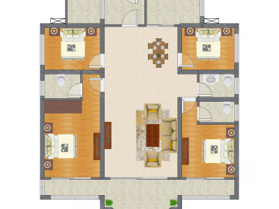 4室2厅 151.90平米