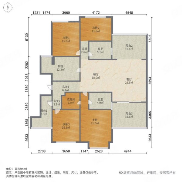 铜仁翰林居户型图图片