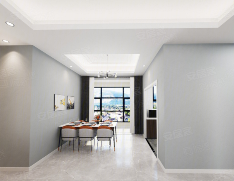 单价12999买精装四房两卫,南北通透双阳台, 即收楼,颐安云玺(新房)