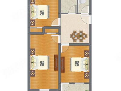 3室1厅 111.16平米
