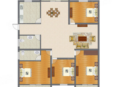 5室2厅 179.00平米