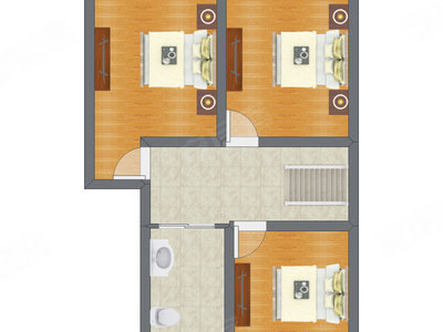 4室2厅 90.35平米