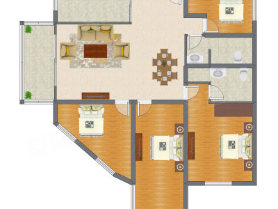 4室2厅 146.10平米
