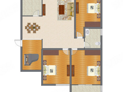 4室2厅 140.00平米
