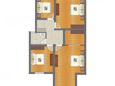 5室2厅 127.00平米