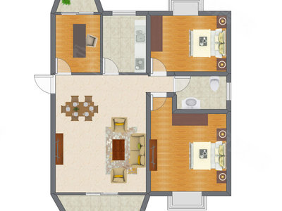 3室2厅 78.85平米