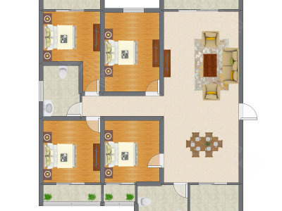 4室2厅 147.00平米