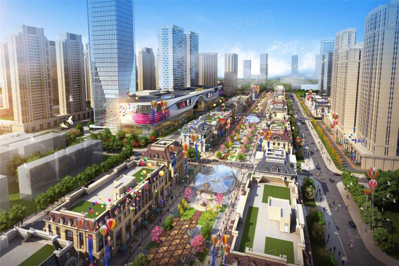 中铁博览城 东北  博览城 五国风情商业街 地铁