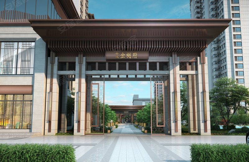 中泛·金樾府2室2厅1卫91.02㎡南123万