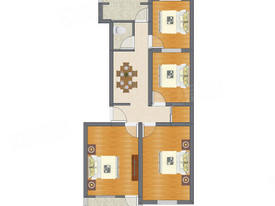 4室1厅 99.73平米