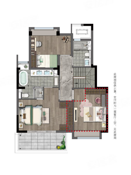 珺和府3室2厅3卫153㎡南342万