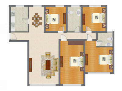 4室2厅 120.60平米