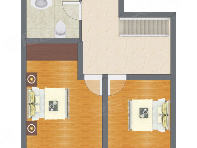 2室2厅 90.00平米