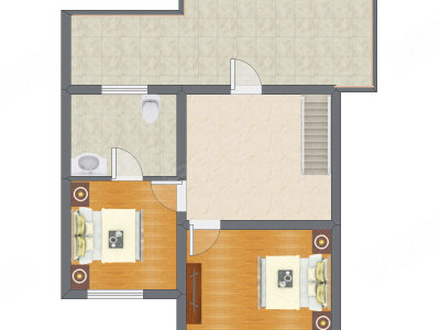 4室2厅 72.32平米