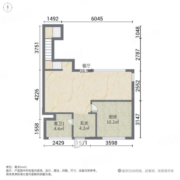 十里方圆(别墅)5室2厅4卫305㎡南北210万