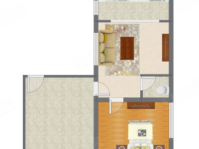 1室1厅 79.11平米