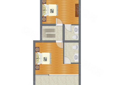 3室2厅 73.00平米户型图